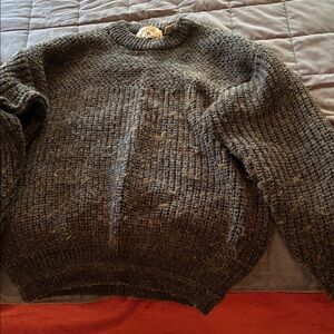 Men's Dark Gray Crewneck Sweater